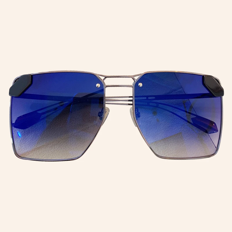 No.1 Sunglasses Винтажные женские солнцезащитные очки, женские модные брендовые дизайнерские Квадратные Солнцезащитные очки с металлической оправой - Цвет линз: No.1 Sunglasses