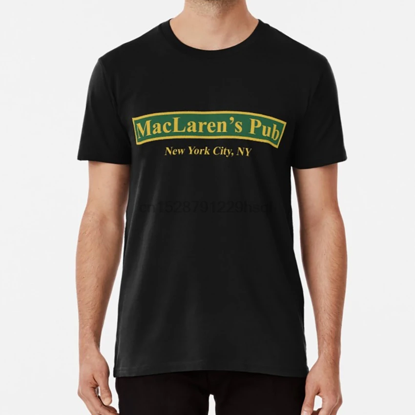MacLaren Pub Нью-Йорк и ндаш How I Met Your Mother футболка maclarens pub how i met your mother | Мужская одежда