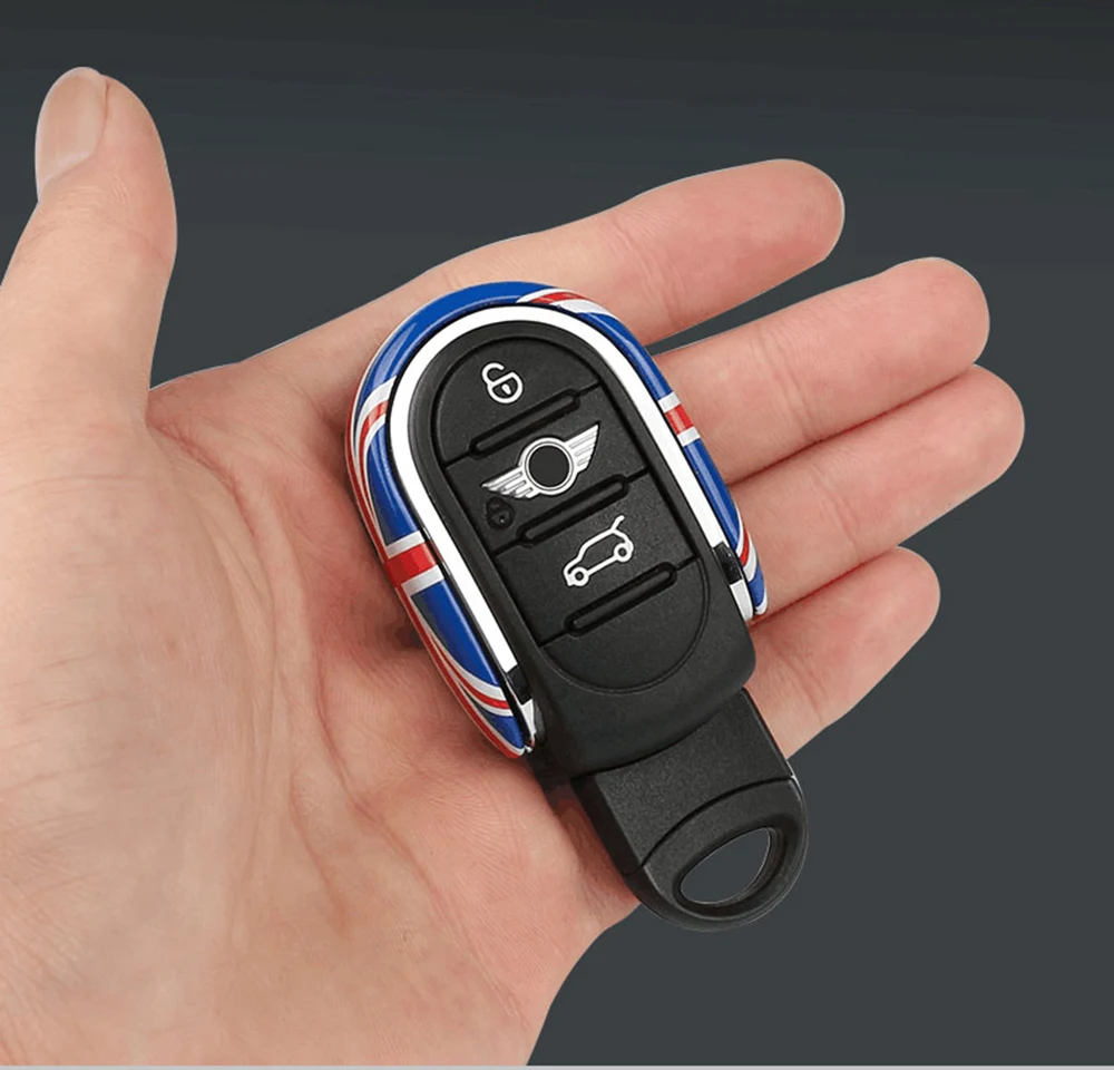 Car Styling Key Case Cover Chain Union Jack Decoration For BMW Mini Cooper S JCW One D F54 F55 F56 F57 F60 Car Accessories