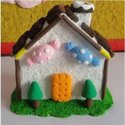 DIY коллекционный орнамент для детей ручной работы, деревянный домик для монет, копилка, домик для хранения денег, базовый декор для