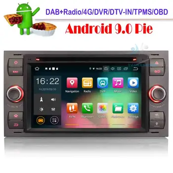 

DAB+Android 9.0 Car GPS Navigation Touchscreen Octa core Radio DVD OBD Bluetooth for FORD FOCUS FIESTA TRANSIT KUGA S/C-Max