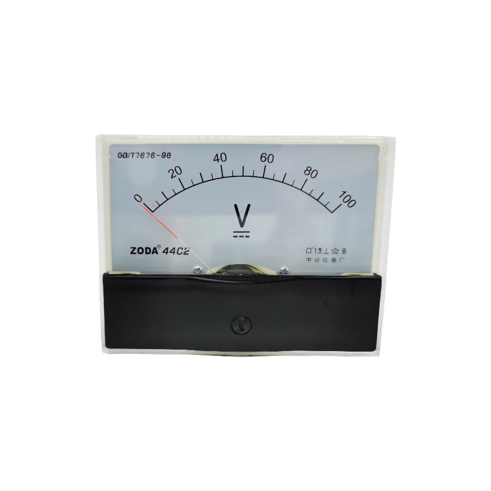 1 шт. 44C2 V 10V 30V 50V 100V 150V DC аналоговый измеритель панели напряжения постоянного тока
