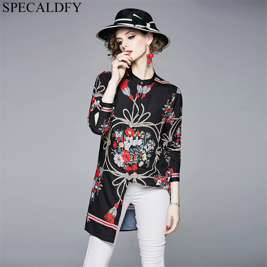 2020 Autumn High Quality Runway Shirt Women Long Sleeve Plus Size Shirts Vintage Blusa Feminina Womens Tops And Blouses | Женская одежда