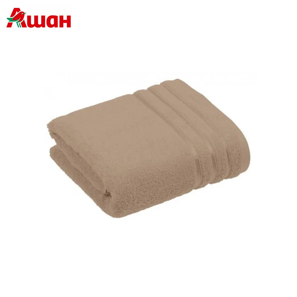 Полотенце махровое Actuel, коричневое, 100х150 см
