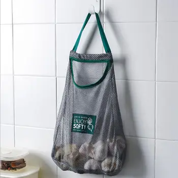 

Reusable Mesh Produce Washable Fruit And Veg Bags Eco Grocery Shopping Storage Kitchen Storage Tools New