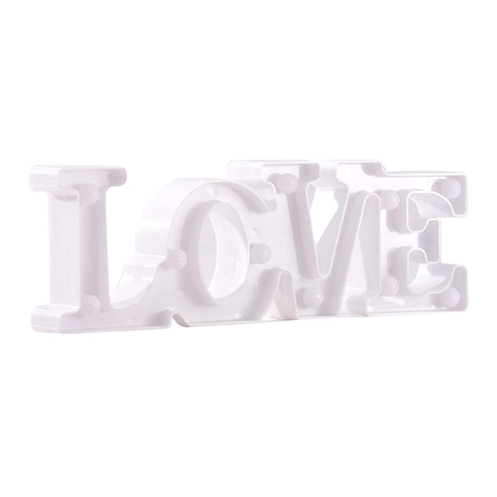 For Wedding Birthday Party DIY Valentines Day Table Bedroom Home Decor Letter Light Indoor Outdoor Anniversary Led Plastic Love | Лампы и