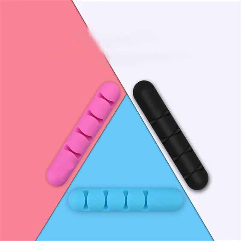 Органайзер для кабеля, силиконовый usb-кабель, намотка, настольный, аккуратный, управление, зажимы, держатель кабеля для MP3 MP4, мышь, провод для наушников