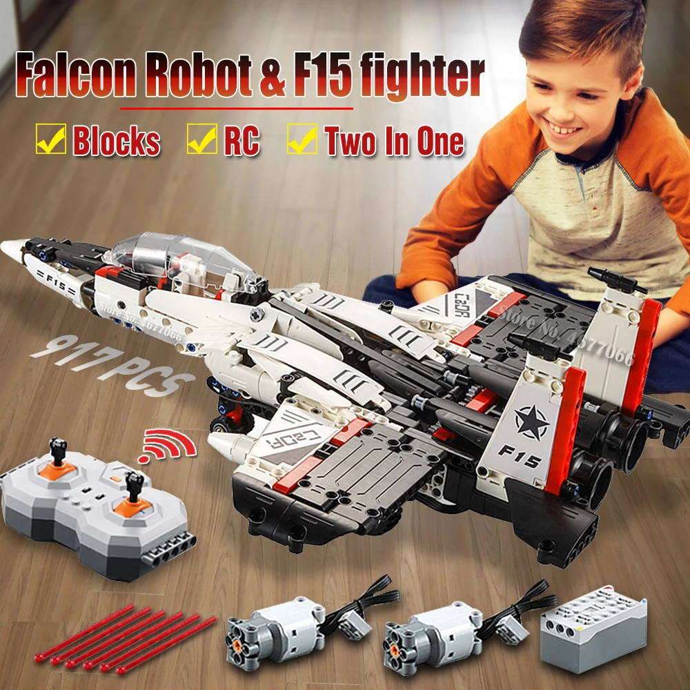 Модель строительные блоки legoed rc пульт дистанционного управления Самолет