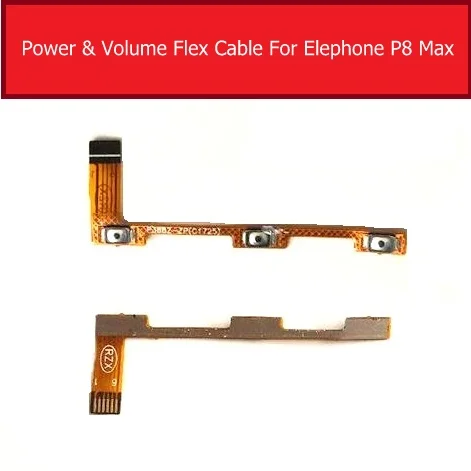 Вкл/выкл гибкий кабель питания и громкости кабель для Elephone P8 MAX P8MAX регулятор громкости питания гибкий ленточный запасные части Аксессуары