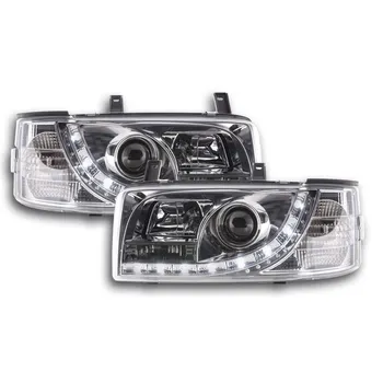 

FKSFSVW9013fari Daylight LED DRL look VW Bus T4 year Constr. 90-03 Chrome