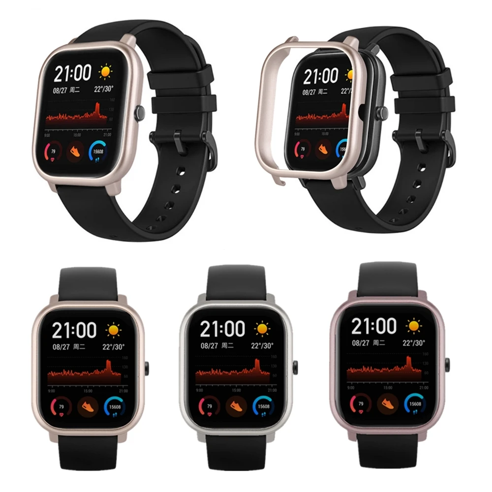 Чехол из поликарбоната с цветной рамкой для Xiaomi Amazfit GTS, Смарт-часы, защитная оболочка для Xiaomi Huami Amazfit gts, аксессуары для часов