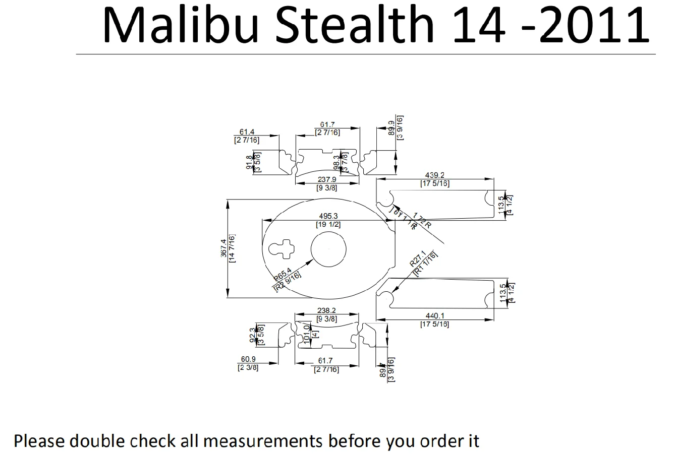 2011 Malibu стелс 14 Каяк Лодка EVA настил КОВРИКИ НАБОР 1/4"