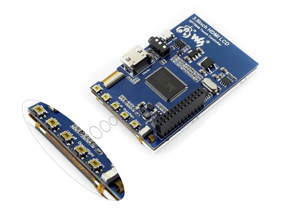 Waveshare 3,5 дюйма HDMI ЖК-дисплей резистивный Сенсорный экран 480x320 высокое Разрешение HDMI интерфейс ips Экран предназначен для Raspberry Pi