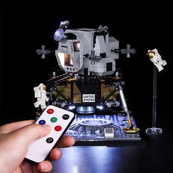 

Vonado 10266 Battery Powered LED Light Building Block Kit for No.11 Moon Warehouse 10266 - Remote Control / Classic Version