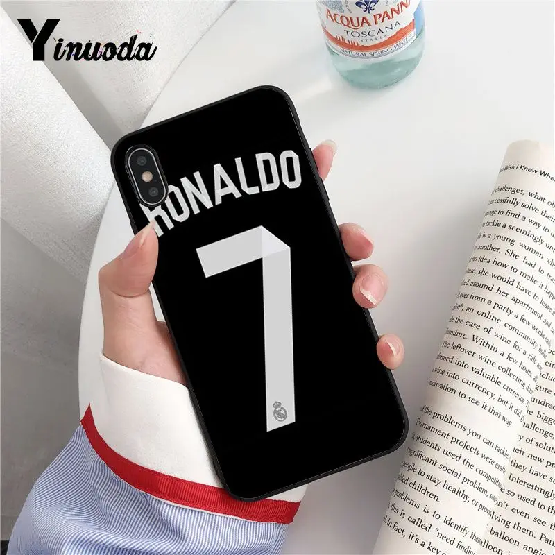 Yinuoda Ronaldo Luiz Nazario De Lima TPU черный чехол для телефона iPhone 6S 6plus 7 7plus 8 8Plus X Xs MAX 5 5S XR