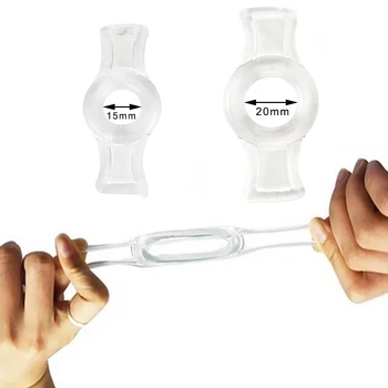 4Pcs Silicone Cock Constriction Rings Delay Ejaculation Sleeves Penis Pump Vacuum Cylinder Sealing Replacement Sex Toys For Men 3