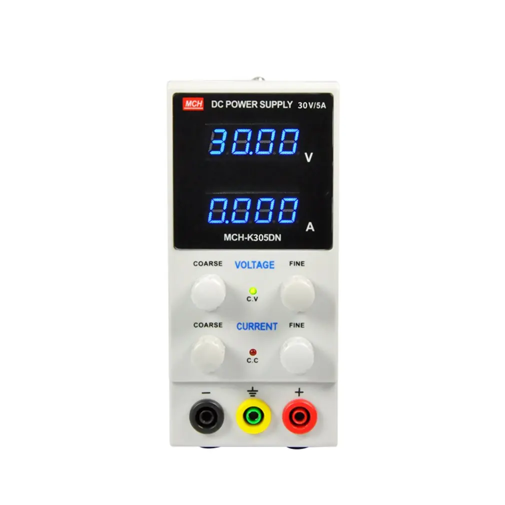 

30V/5A Digital Mini DC Power Supply Current Volt Display Adjustable Switching for Mobile Phone PC Notebook Maintenance