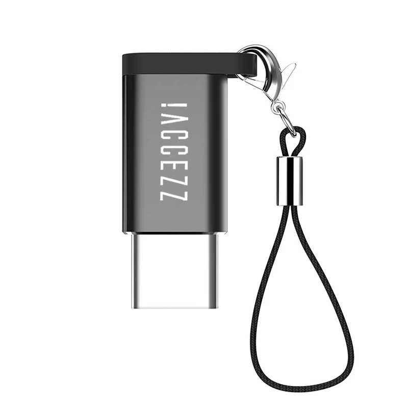 ! Переходник ACCEZZ OTG с Micro USB на Type C конвертер для One Plus 5 LG G5 G6 Xiaomi Mi6 4S 4C быстрое