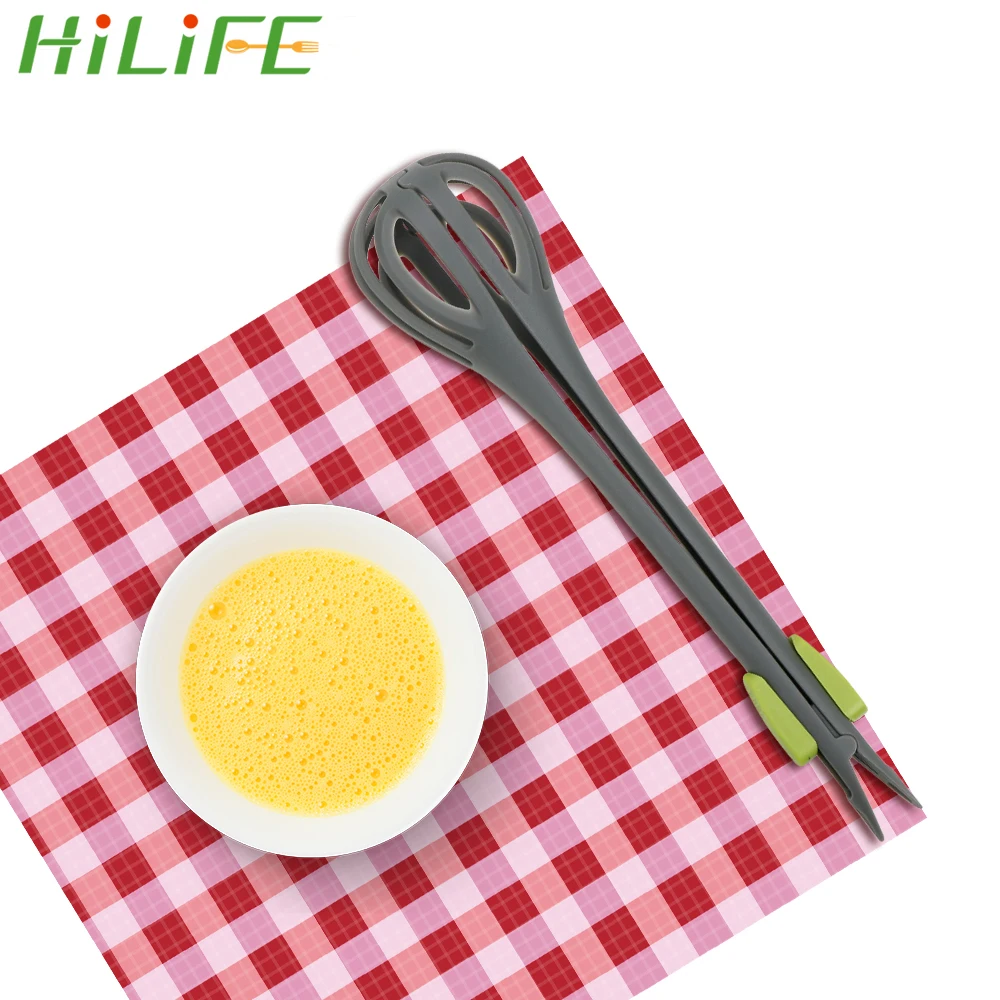 HILIFE крем для взбивания яиц тестомешалка нейлоновые, для пищевых продуктов Зажим Щипцы Для Приготовления Пищи Инструменты закуски Салат Хлеб зажим ручной венчик миксер