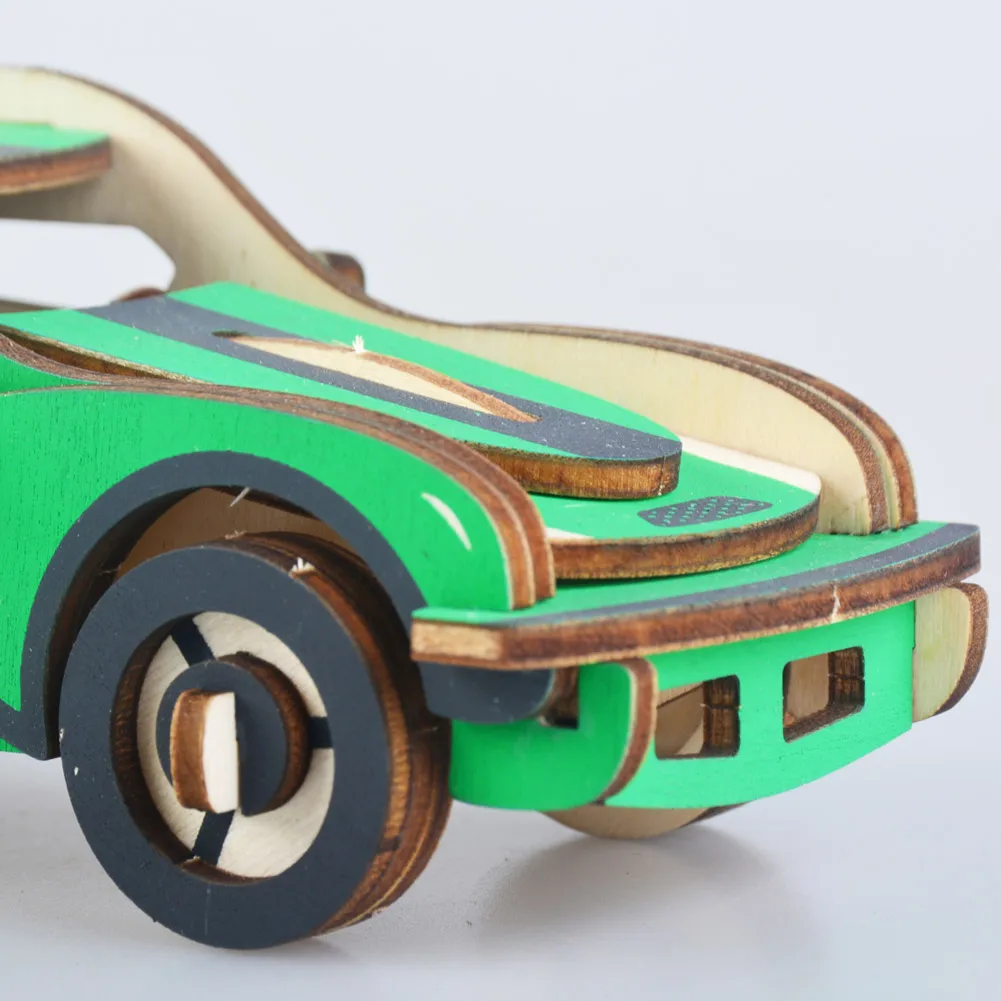 3D модель пазла Набор сделай сам сборка деревянный автомобиль пазл по дереву набор детских игрушек AN88