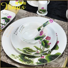 Elegant Gold Marble Glazes Ceramic Party Tableware Set Plates Dishes Noodle Bowl Coffee Mug Cup For Decoration Culture