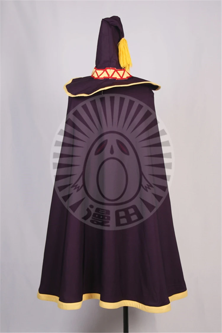 Аниме KonoSuba God's Blessing на этом чудесном мире Megumin Косплей костюмы платье-плащ униформа наряд Хэллоуин костюм