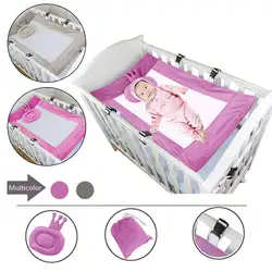 Детская кроватка восьмиугольная кроватка гамак с подушкой сетка 95x60 см Прочный детский гамак детская колыбель
