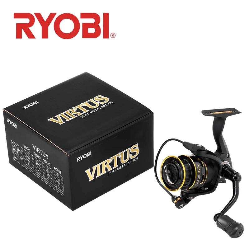 RYOBI VIRTUS спиннинговая рыболовная Катушка 2000/3000/4000/6000/8000 рыболовные катушки 4 + 1 BB 5 0: