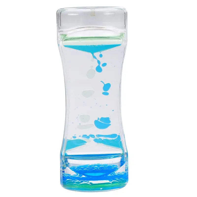 Liquid Timer Bubble Motion Drop Timer for Sensory Play Visual Bubble Gravity Gift