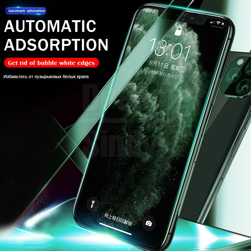 3 шт. полностью прозрачное закаленное стекло для iphone 11 Pro Max X XR XS Защита экрана для iphone 6 6s 7 8 PLus X защитная пленка