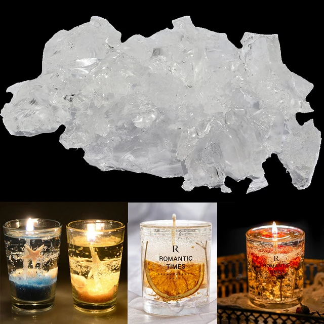 500-1000g Transparent Jelly Wax Candle Making Gel Wax for DIY Crystal  Candle Cup Handmade Scented