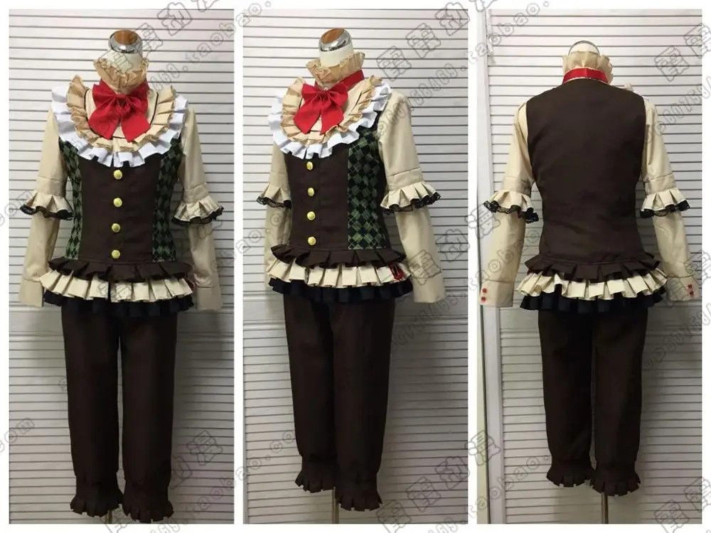 Аниме! Анимация Kisaragi Koi Uzuki Arata Satsuki Aoi готические униформы с готическими надписями карнавальный костюм на Хэллоуин - Цвет: Nagatsuki Yoru M