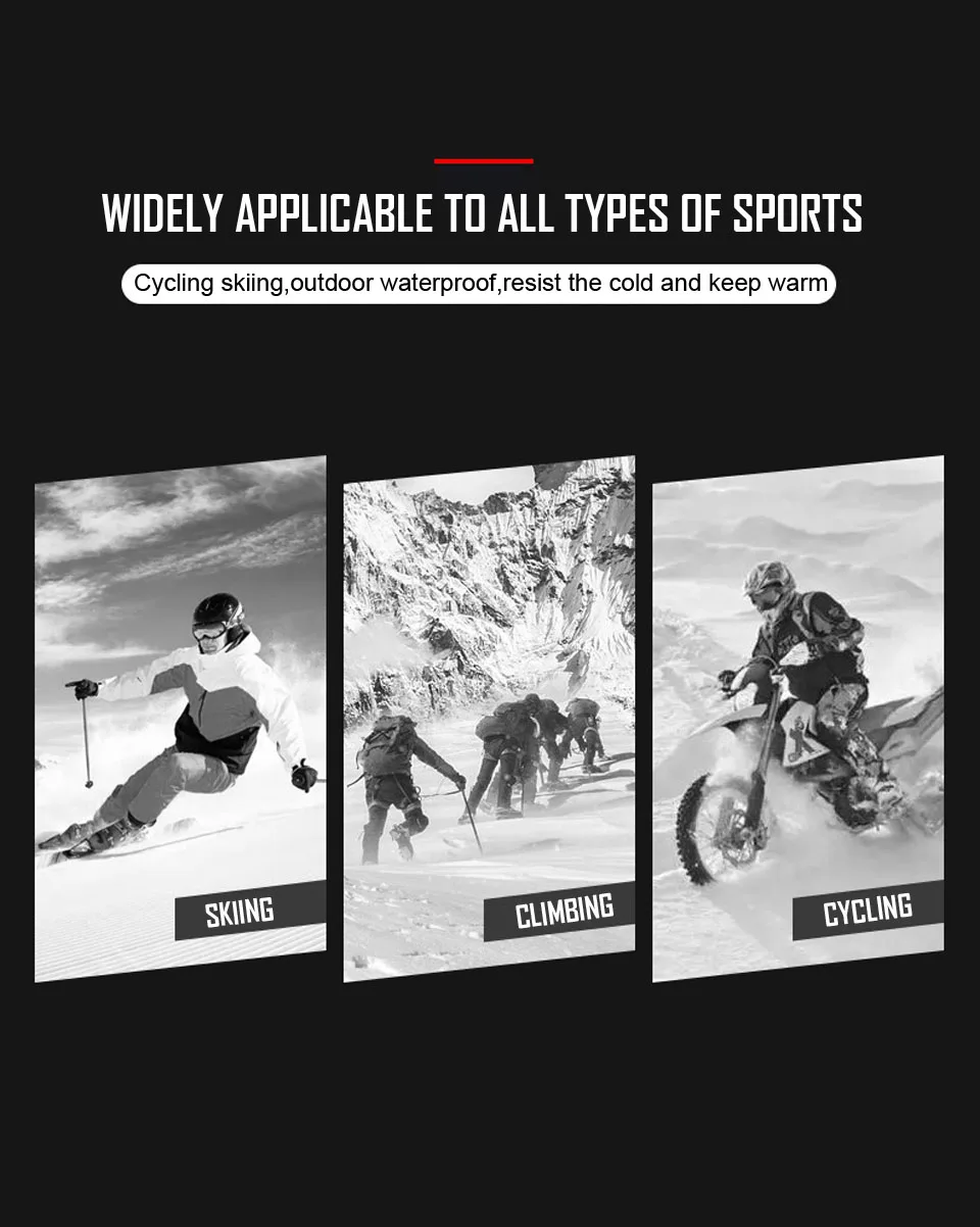 CoolFit велосипедные перчатки с сенсорным экраном зимние теплые ветрозащитные перчатки для велоспорта водонепроницаемые велосипедные перчатки для мужчин и женщин