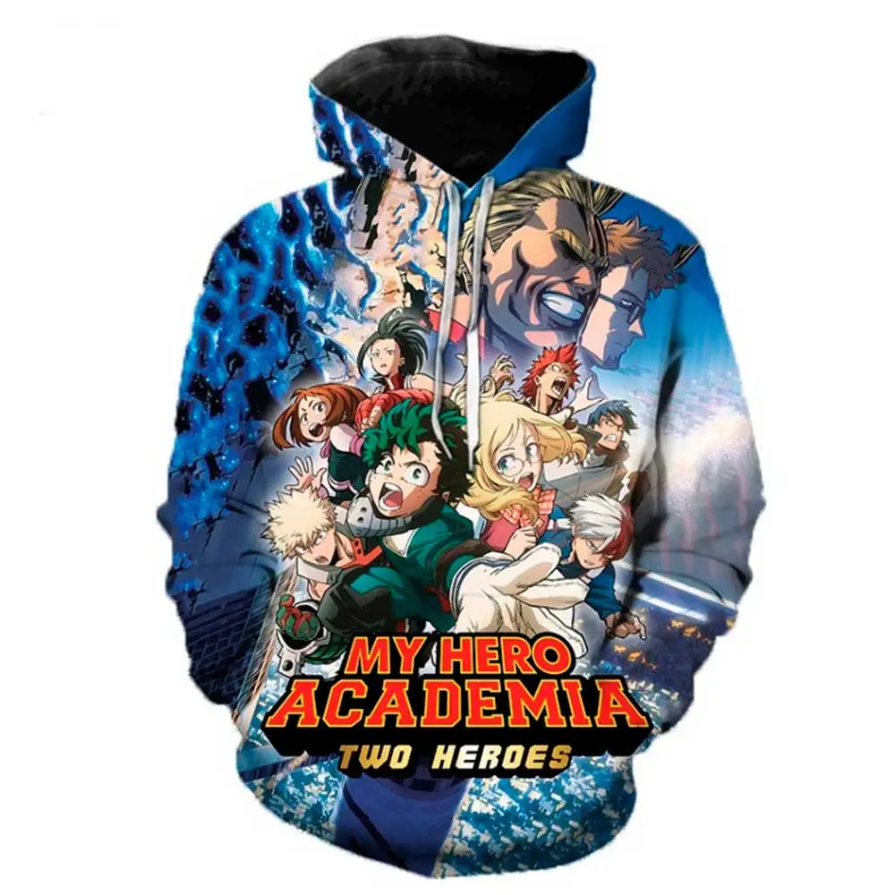 Мужские и женские аниме 3D толстовки Boku No/My Hero academic Midoriya Izuku Deku Косплей