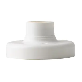 

Exquisitely Designed Durable JR-876 Copper E27 Round Plastic Base Light Bulb Lamp Socket Holder White