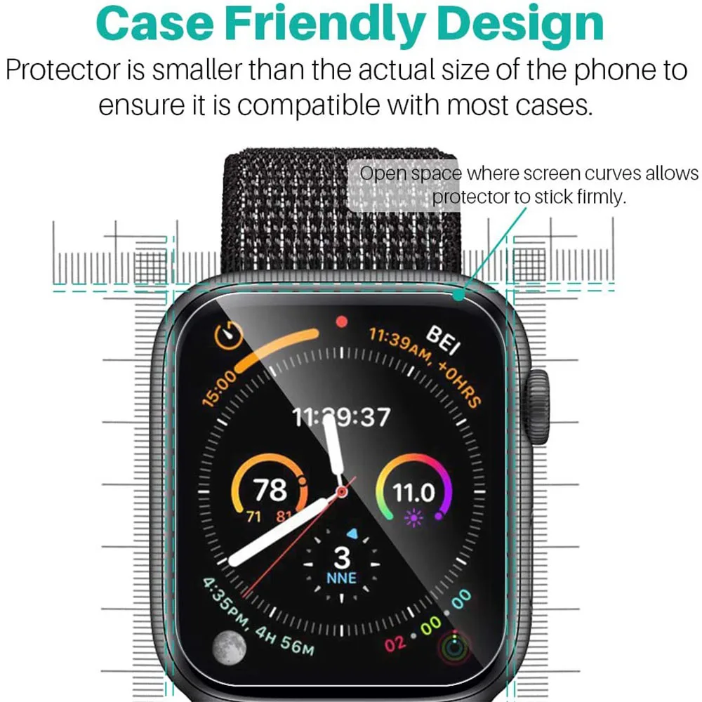 Screen Protector For Apple Watch Series Ultra SE 44mm