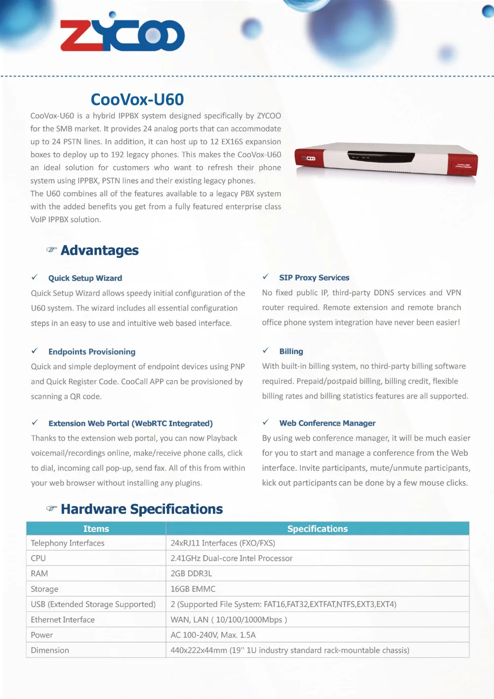 CooVox-U60_Datasheet-v3.2.0_页面_1 - 副本