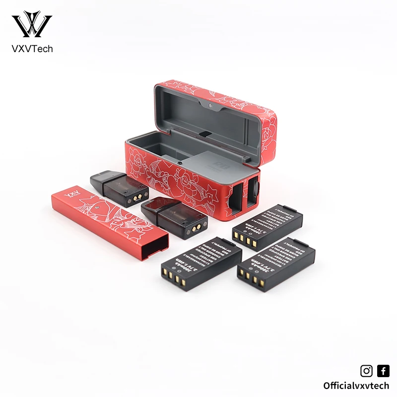 Vapersmd Store вхв RB Pod Комплект с 380 мА/ч Батарея док станция для зарядки и 2 5 мл Vape набор