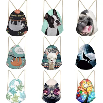 

Drawstring Bag Backpack Casual Sack Drawstring Bags For Girl Boys Travel Backpack Toddler Softback Lady Beach Draw String Bag