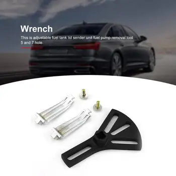 

Universal 5 & 7 Hole Fuel Tank Lid Tool Adjustable Multi Angle Fuel Tank Lid Sender Unit Fuel Pump Removal Tool
