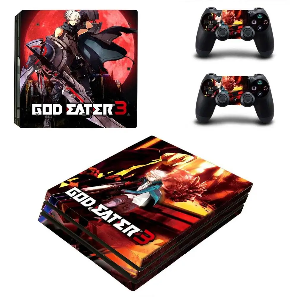 PS4 Pro God Eater стикер s PS 4 Play станция 4 Pro виниловые наклейки на кожу Pegatinas для playstation 4 Pro консоль и контроллер