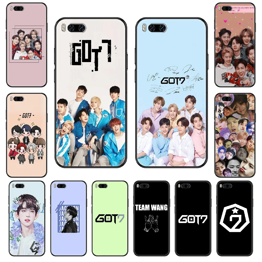 Чехол KPOP Got7 Seven для телефона Xiaomi Mi 6 8 9 A1 2 3 Max3 Mix2 Mix2S X T Lite Pro черный чехол с рисунком