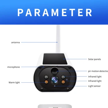 

4G Solar Powered 1080P Bullet IP Camera Y9 waterproof outdoor Security cctv camera with Night Vision Motion Detection