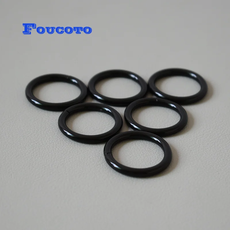 200pcs/lot Nickle heavy metal wheel hardware O rings 25mm webbing belt buckle DIY dog harness rope backpack DIY dog accessories