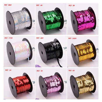 

10Yards/Lot Colorful Sequins Shiny Faceted Loose Sequins Paillettes Sewing Wedding Crafts DIY Scrapbooking Pendant DIY Accessor