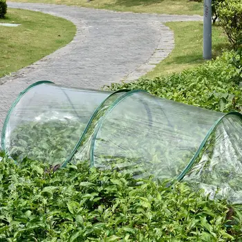 

Garden Tunnel Greenhouse Plants Metal Frame Protector Roof Panels Foil Hothouse For Planting Vegetable Seedling