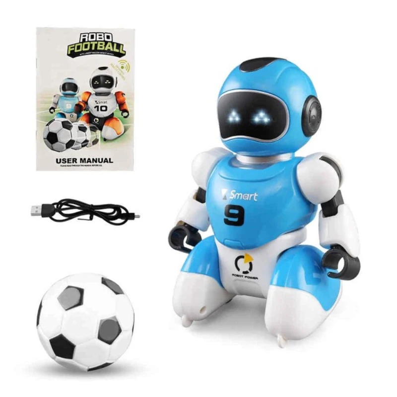 1set 2pcs robot  RC Soccer Robot Electric Dancing football Simulation Robots Programable Educational parent-child play game toy 5