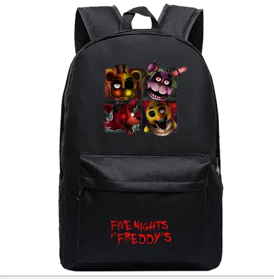 Five Nights At Freddy's FNAF школьная сумка на плечо для студентов, рюкзак для косплея, рюкзак для путешествий, рюкзак для ноутбука, подарок