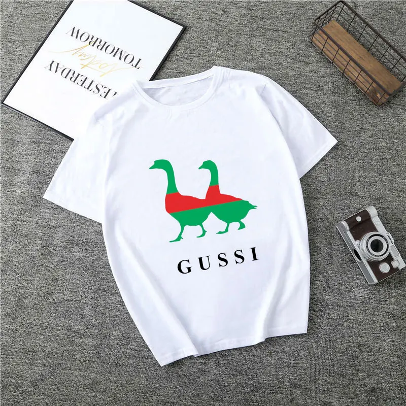 Женская одежда Two Goose Ga Gothic Vogue Футболка Harajuku Kawaii Эстетическая Футболка Camiseta Mujer riversale футболка - Цвет: 2337