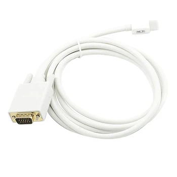 

Mini DisplayPort to VGA Cable(Mini DP to VGA Cable)1.8M Adapter Cable for PC Projector Laptop, Etc.